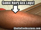 Hairy Legs Ebony Hooker Sucking Cock